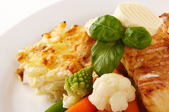 Kartoffelgratin Gemse